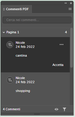 Importazione automatica in InDesign di modifiche effettuate su file pdf