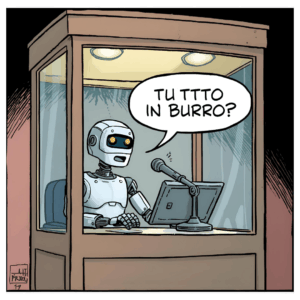 Der dolmetschende Roboter